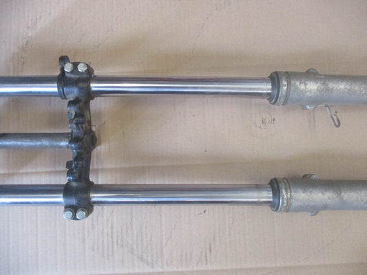 Fourche + pontets de guidon pour Honda 125 XLS dernier modèle