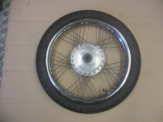 Roue avant à tambour avec pneu ayant peu roulé pour Yamaha 125 SR - 10F