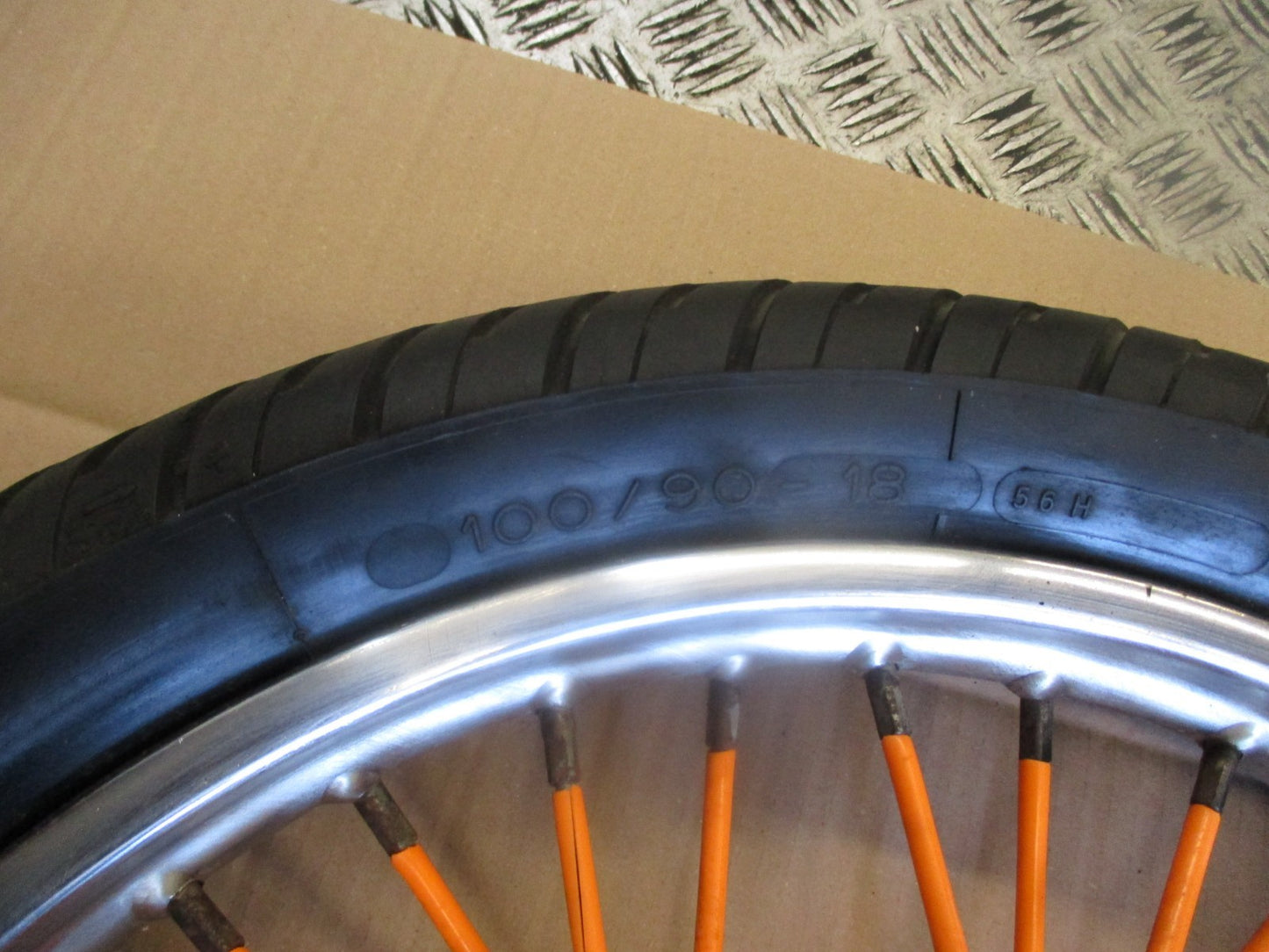 Roue avant et arrière Super Motard + disques pour Yamaha 125 DTR - DTRE