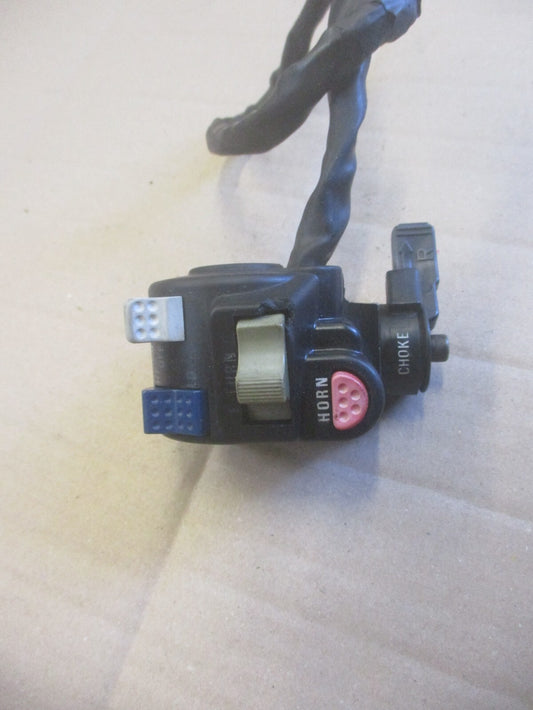 Commodo gauche + levier starter Kawasaki 600 KLR à demarreur électrique - KL600B