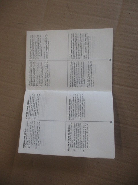 Manuel du propriétaire pour Suzuki 650 DR RS SE - SP43A