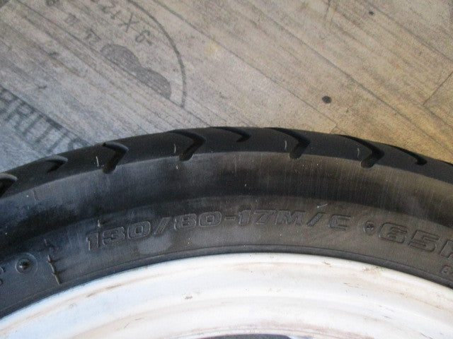 Roue arrière + disque de frein avec pneu BT45F quasi neuf Honda 600 CBR - PC19