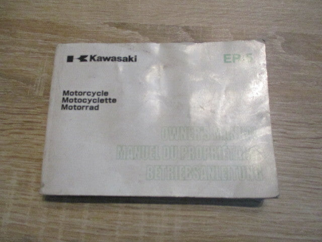 Manuel du propriétaire pour Kawasaki 500 ER5 ER-5