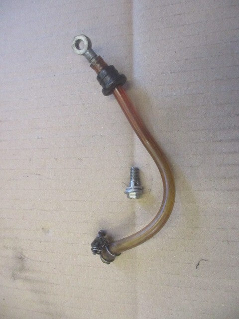 Tuyauterie d'alimentation de pompe à huile + vis pour Suzuki 125 TS - 1976