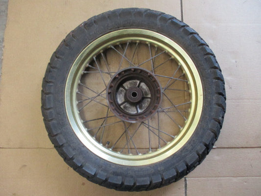 Roue arrière à frein à tambour pour Suzuki 600 DR - SN41A - couleur "or"