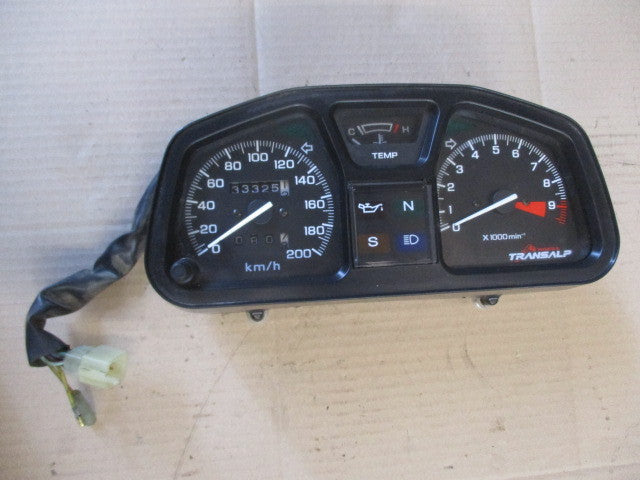 Bloc compteur - compte tours - 33325 kms - Honda 600 Transalp - PD10