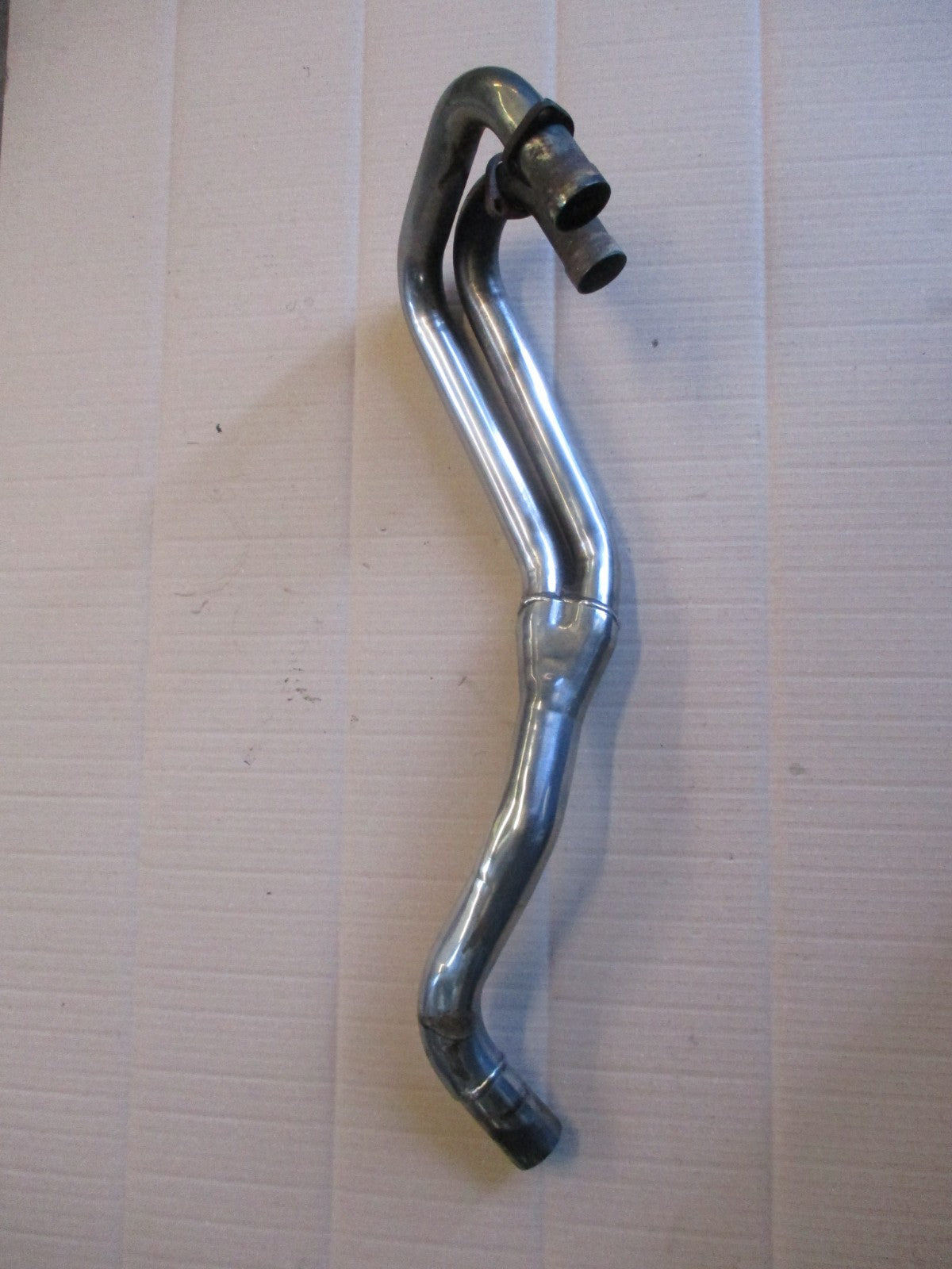 Collecteur d'échappement chromé pour Suzuki 600 DR - SN41A