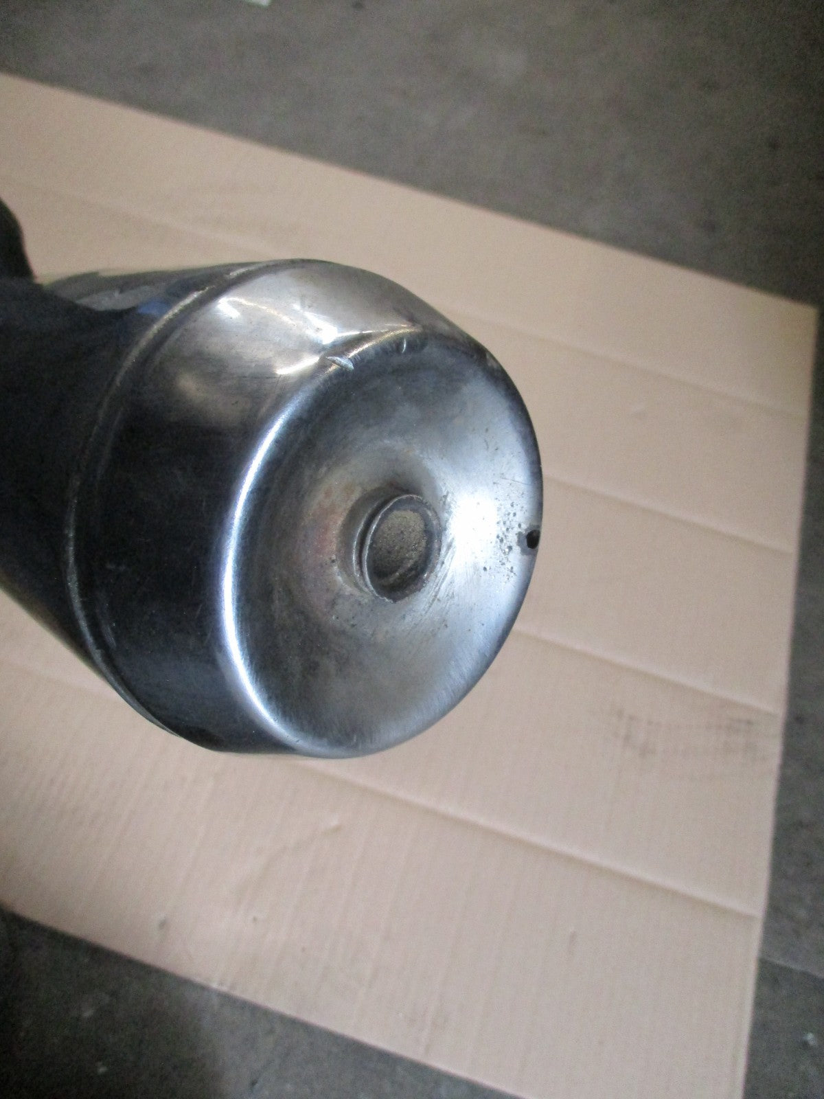 Pot d'échappement droit pour Honda 125 CBT - CB125T - 125 Twin