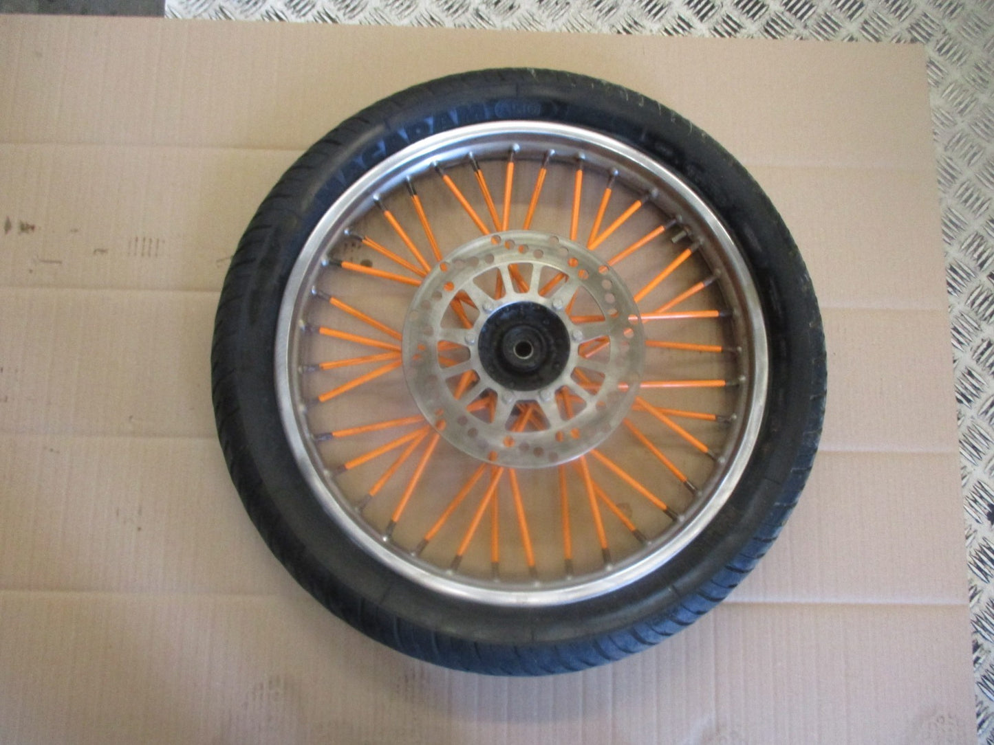 Roue avant et arrière Super Motard + disques pour Yamaha 125 DTR - DTRE