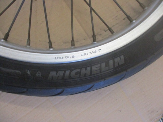 Roue avant avec pneu MICHELIN très peu roulé pour Yamaha 750 XTZ - 3LD