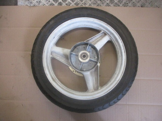 Roue arrière + disque de frein avec pneu BT45F quasi neuf Honda 600 CBR - PC19