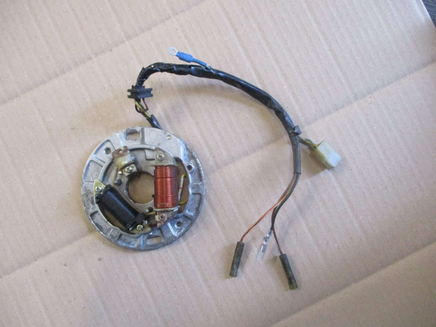 Stator avec bobine d'allumage neuve Yamaha 125 DTMX - 2A8 - Modèle électronique