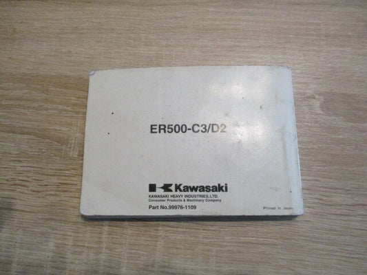 Manuel du propriétaire pour Kawasaki 500 ER5 ER-5