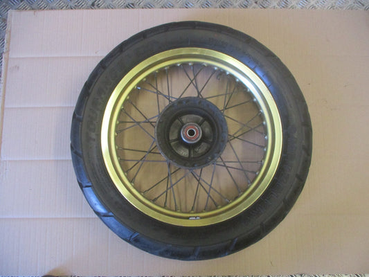 Roue arrière avec pneu très peu roulé pour Suzuki 600 DR - SN41A - couleur "or"