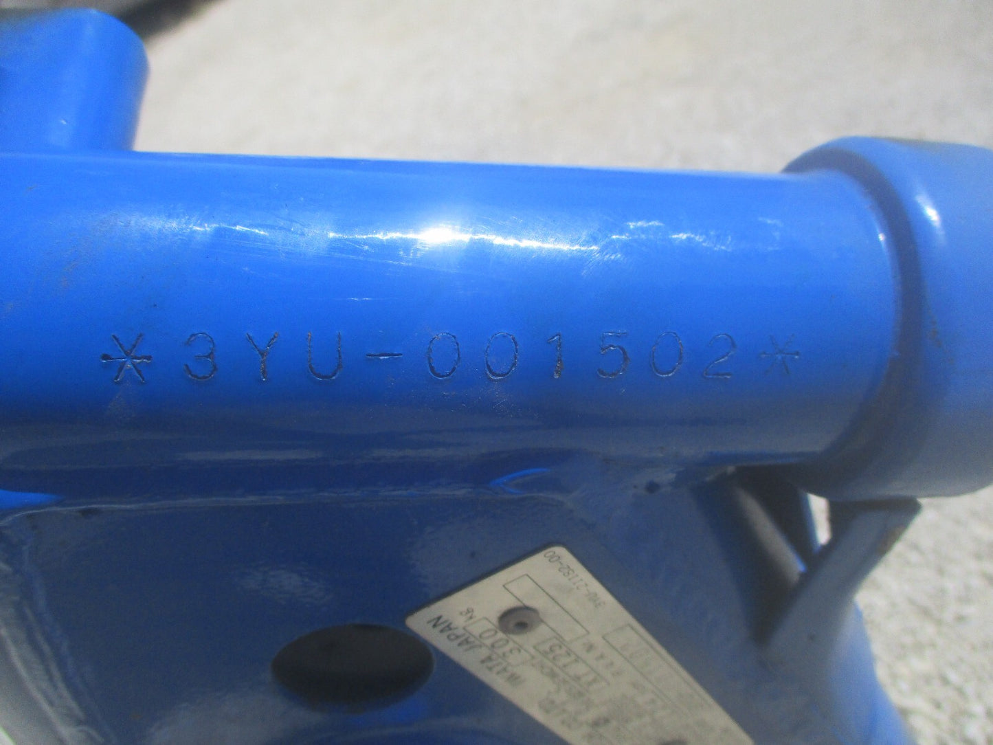 Cadre + carte grise Yamaha 125 XT - 3YU