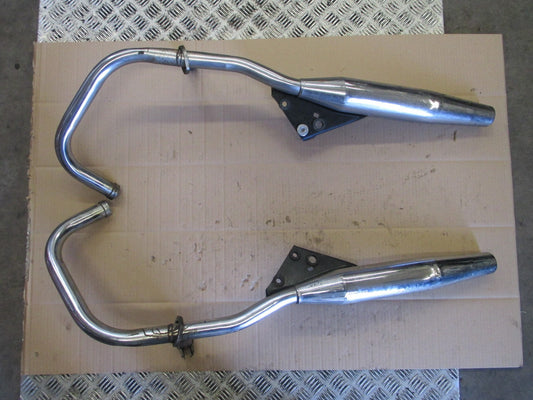 Pots d'échappement gauche et droit pour Honda 125 Rebel - JC24A - JC26A