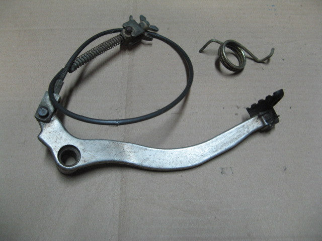 Pédale de frein + cable + ressort pour Kawasaki 600 650 KLR