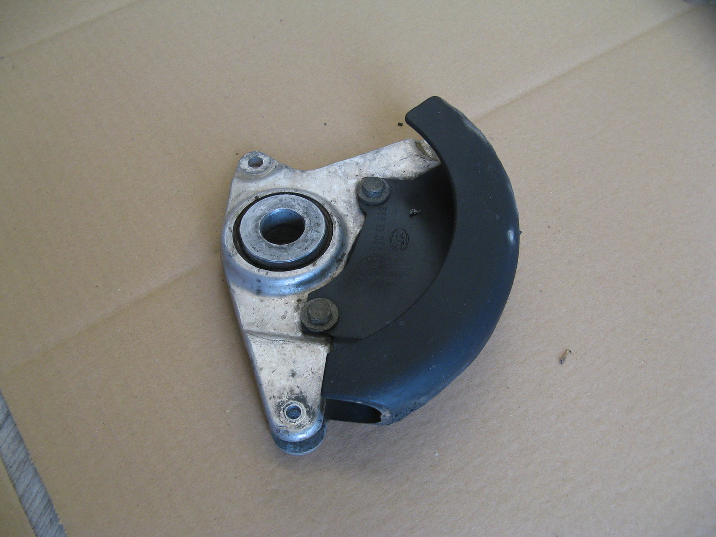 Support étrier de frein arrière + cache disque pour KTM 125 MX GS Cross - 1990