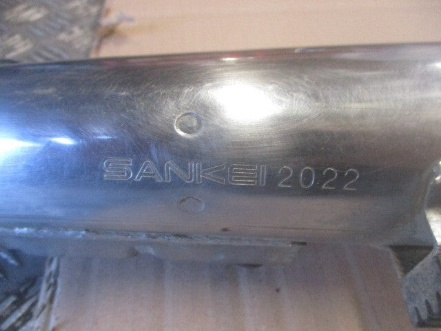 Pot d'échappement gauche SANKEI 2022 pour Honda 125 CBT - CB125T - 125 Twin