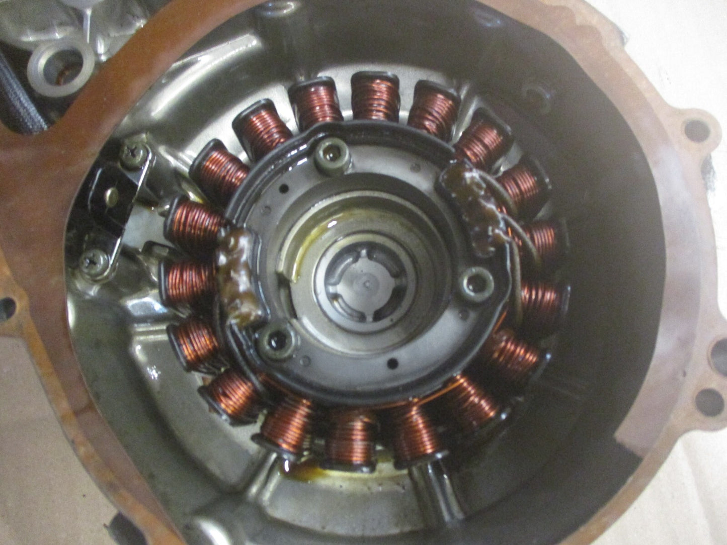 Stator + capteur + carter d'allumage pour Suzuki 650 XF Freewind