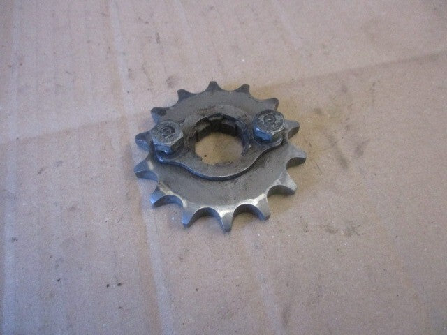 Pignon de sortie de boite + plaquette de fixation Honda 125 MTX - JD05 - JD07