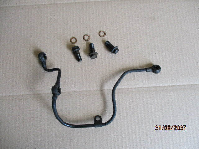 Tuyauterie rigide d'huile + vis pour Kawasaki 650 KLR - KL650B