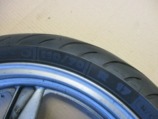 Roue avant avec pneu MICHELIN très peu roulé pour Kawasaki 500 ER5 ER-5