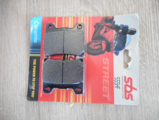 Plaquettes frein avant neuves SBS 555 HF - TZR - FZR - XV Virago - FZ - FJ