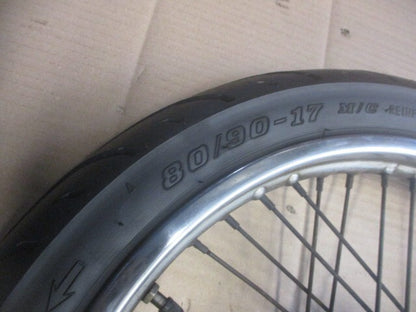 Roue avant à tambour avec pneu ayant peu roulé pour Yamaha 125 SR - 10F