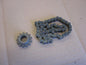 Pignon + chaine d'entrainement demarreur pour Honda 125 Rebel - JC24A - JC26A