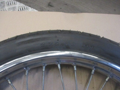Roue avant avec pneu très peu roulé pour Suzuki 125 GN - NF41A