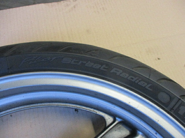 Roue avant avec pneu MICHELIN très peu roulé pour Kawasaki 500 ER5 ER-5