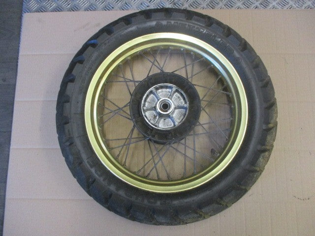 Roue arrière avec pneu très peu roulé pour Kawasaki 600 650 KLR