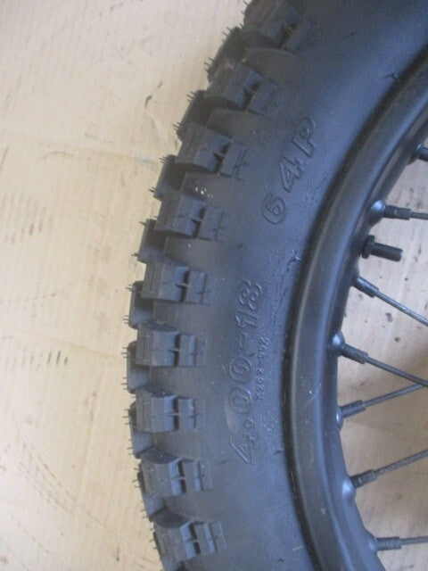 Roue arrière avec pneu neuf pour Honda 125 XLS - XR