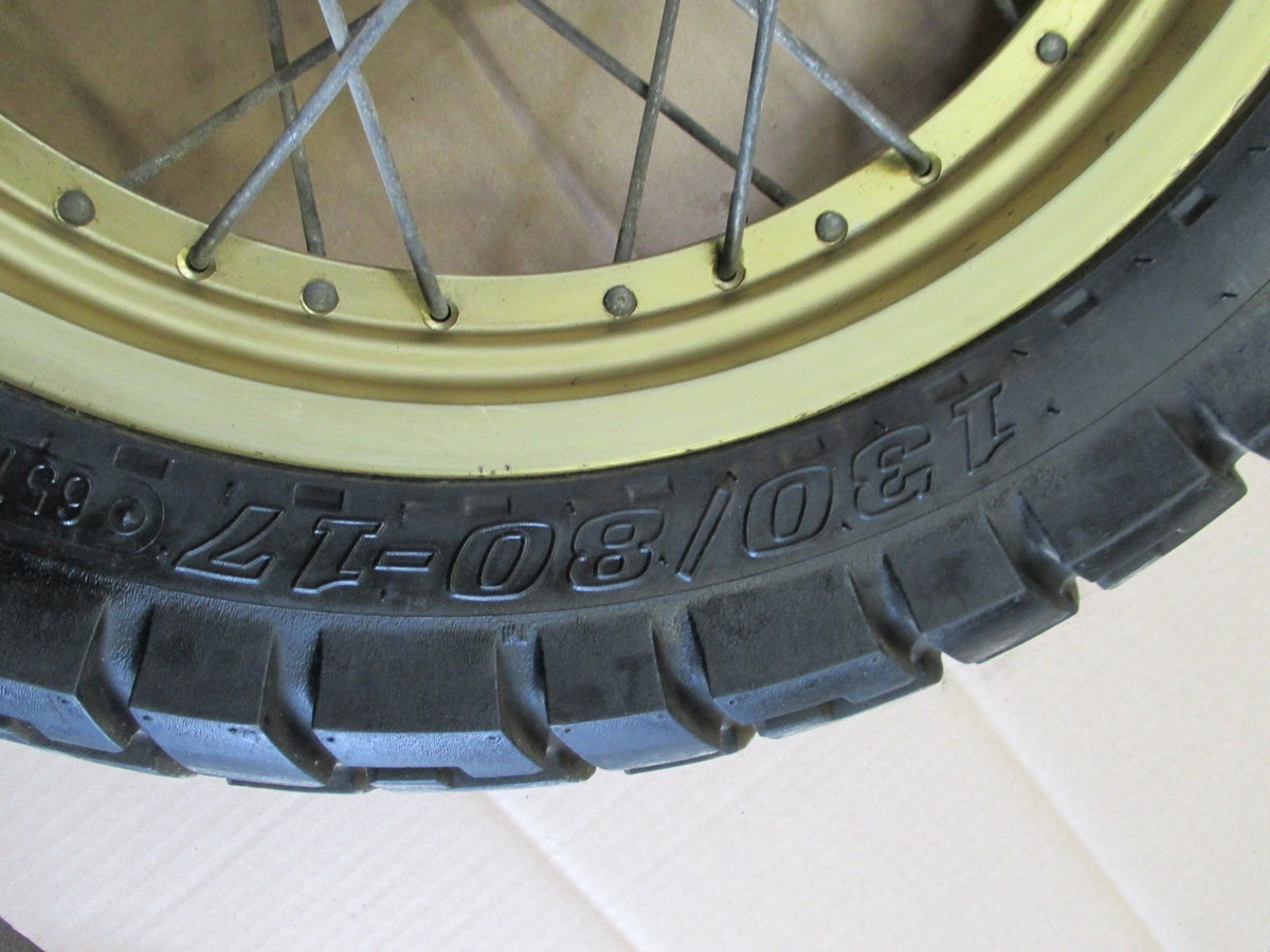 Roue avant arrière avec pneu DUNLOP peu roulé Honda 600 XLL - XLM - XLLM - PD04