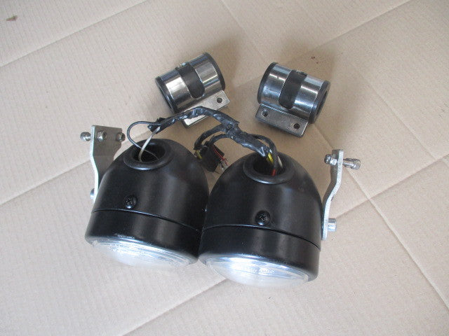 Double optiques de phare + pattes pour Yamaha 125 TW - DE01 - DE054