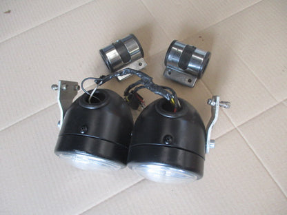 Double optiques de phare + pattes pour Yamaha 125 TW - DE01 - DE054