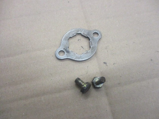 Plaquette fixation pignon + vis Yamaha 600 XT Ténéré - 43F - 34L - 55W - 1VJ