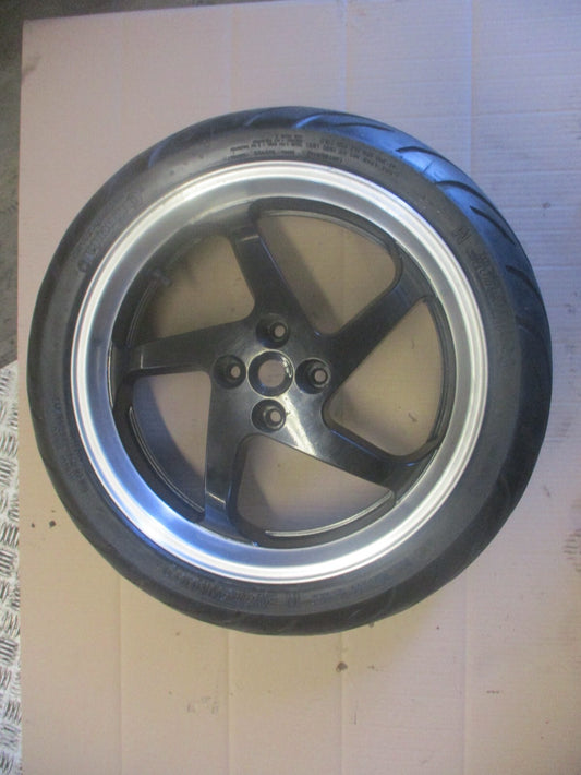 Roue arrière avec bordures polies pour Honda 750 VFR - RC36 - Type 2 - 1994/1997