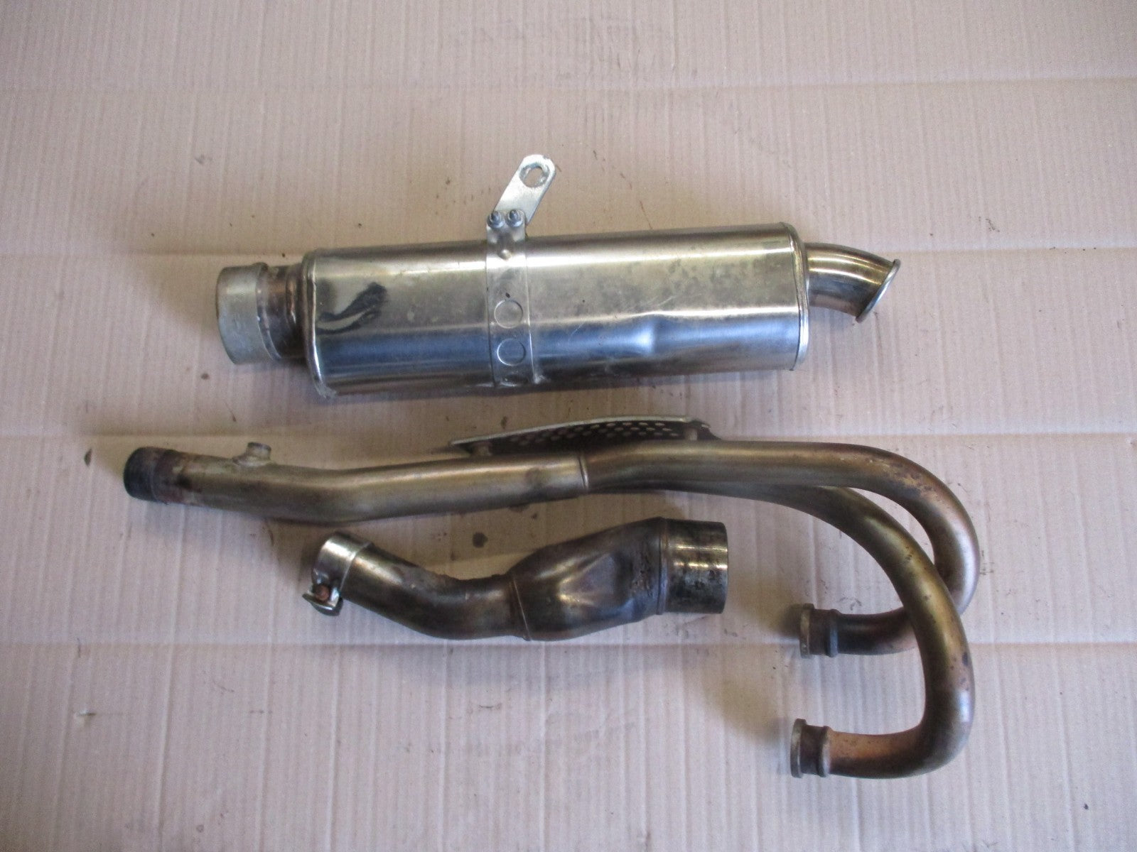 Collecteur + silencieux LASER PRO DURO pour  Cagiva 350 - W12 - 2N1