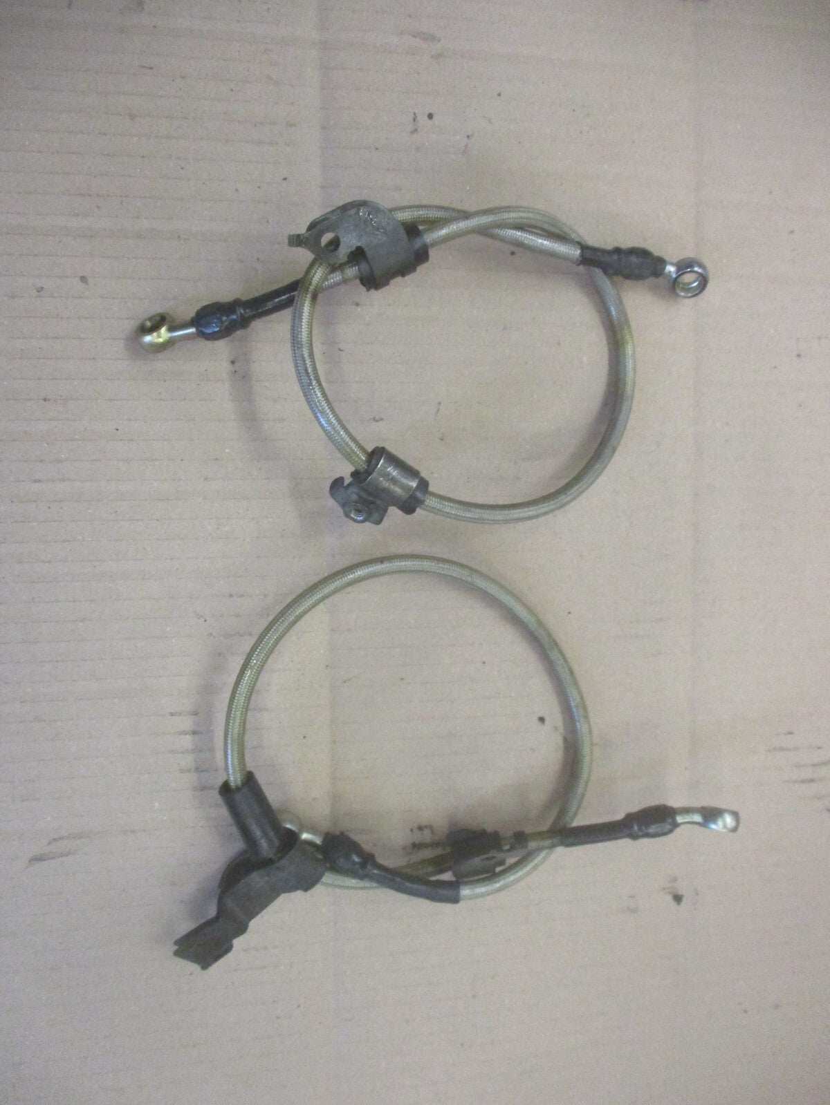 Tuyauteries type aviation frein avant et arrière pour Yamaha 125 TZR - 4FL