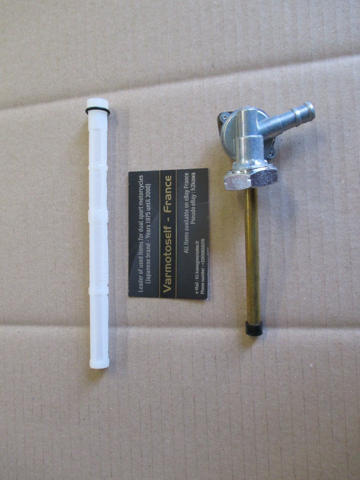 Robinet d'essence NEUF + filtre pour Honda 125 XLV - Varadéro - JC32