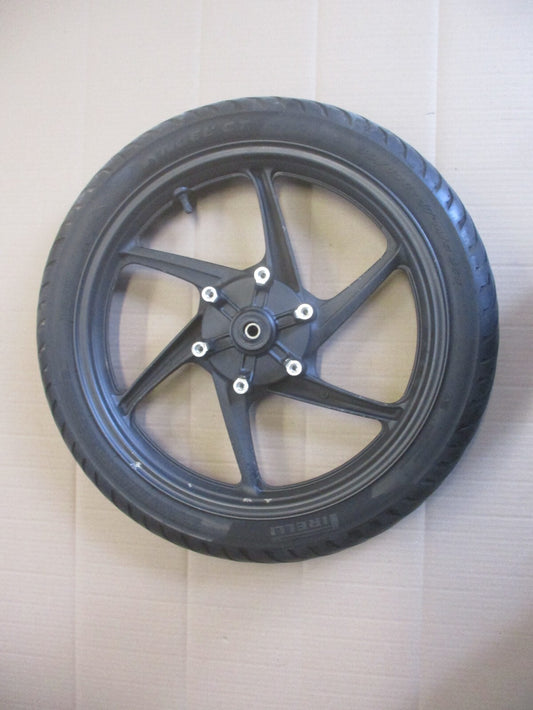 Roue avant avec pneu peu roulé pour Honda 125 CBF - JC40A