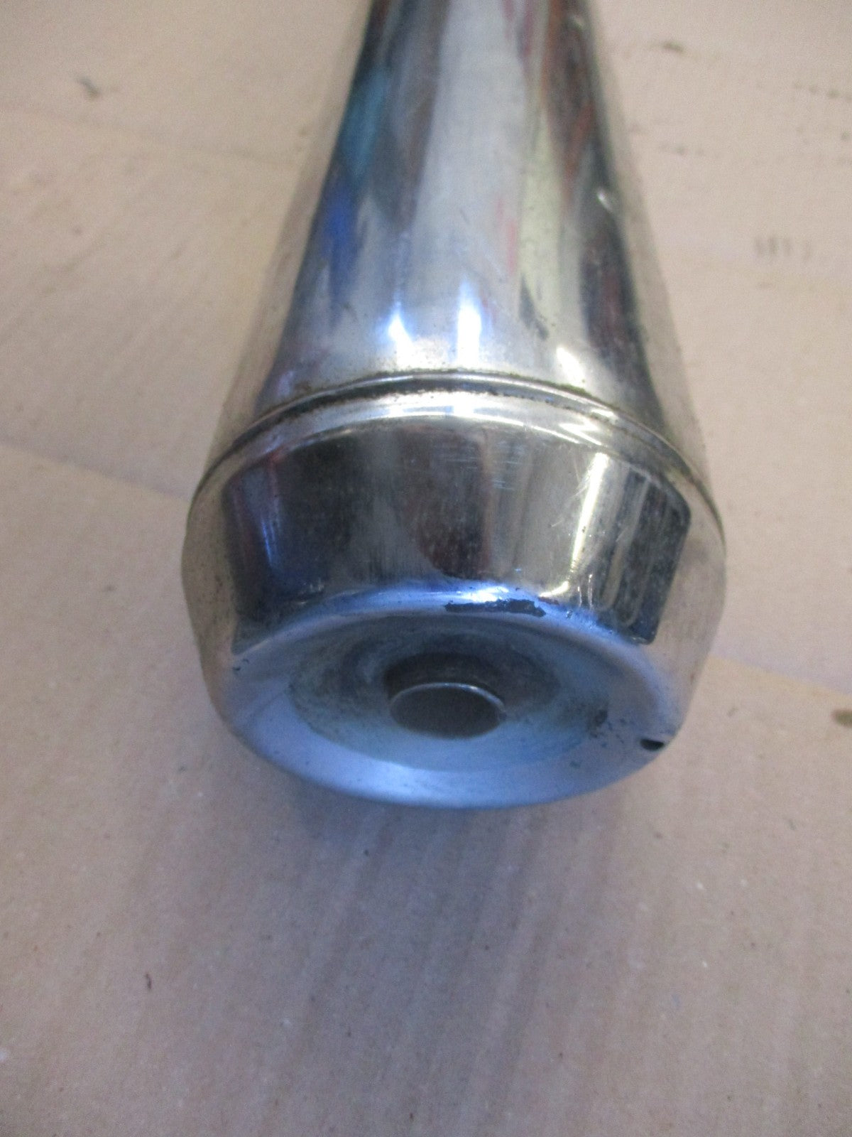 Pot d'échappement droit pour Honda 125 CBT - CB125T - 125 Twin