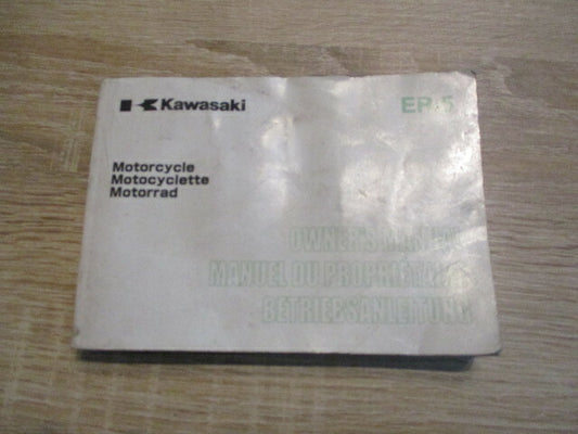 Manuel du propriétaire pour Kawasaki 500 ER5 ER-5