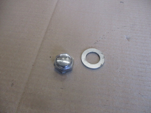 Ecrou supérieur + rondelle de tés de fourche pour Honda 125 XLV Varadéro - JC32