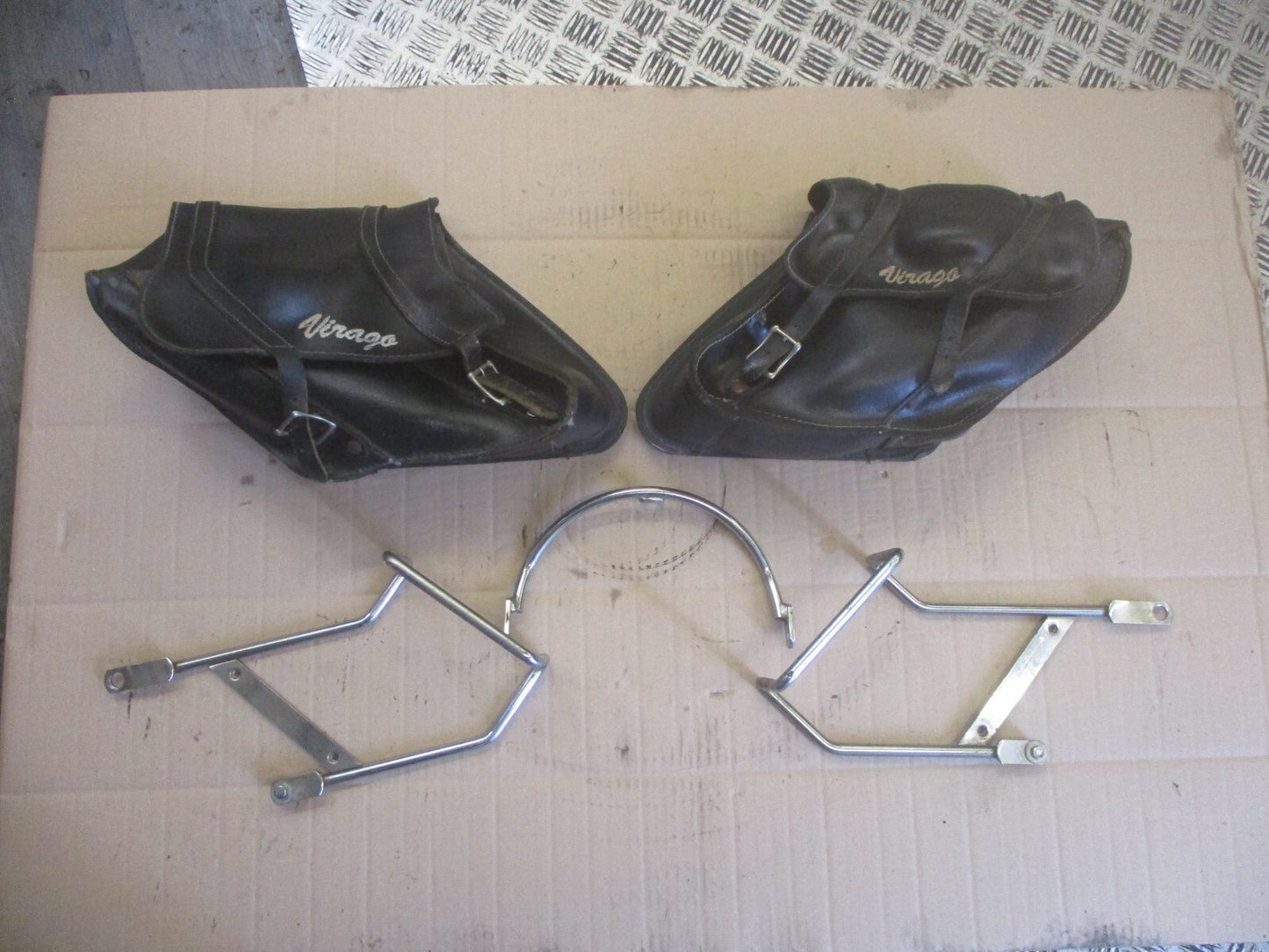 Sacoches + supports pour Yamaha 125 XV Virago - 5AJ