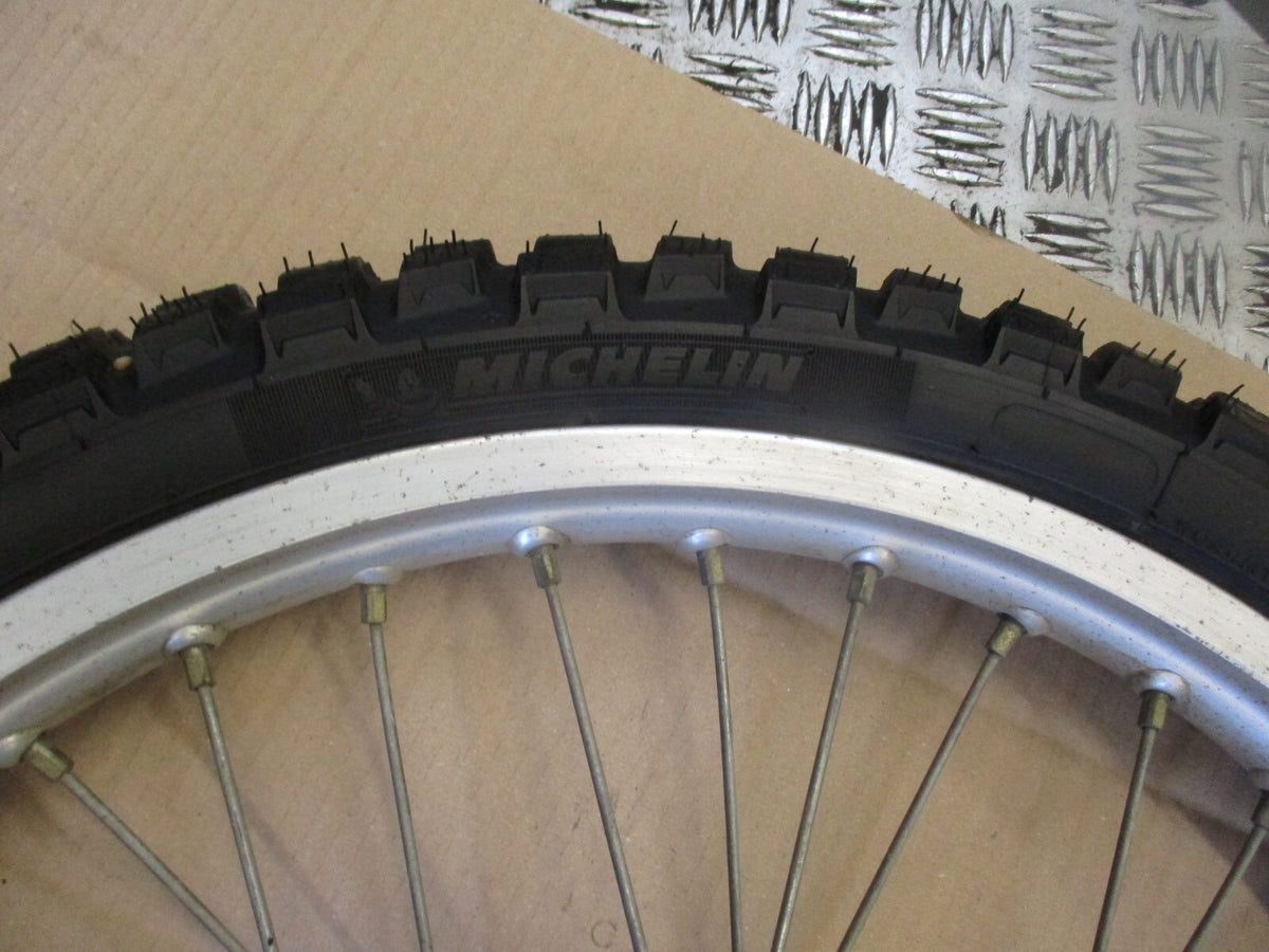 Roue avant avec pneu MICHELIN neuf Honda 125 MTX - JD07 - Frein avant à disque