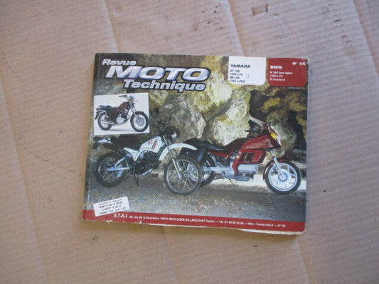 Revue technique - BMW K100 et Yamaha 125 XT et 125 SR