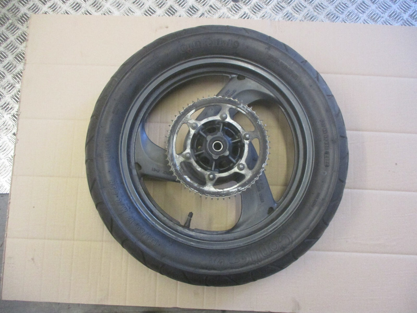 Roues avant + arrière pneu CONTINENTAL très peu roulé Yamaha 125 TDR - 4FU - 5AE